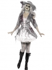 Aanbieding Ghost Ship Pirate Dames Halloween Kostuum