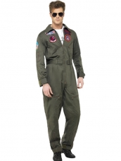 Aanbieding Top Gun Deluxe Heren Kostuum