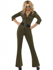 Aanbieding Top Gun Aviator Dames Verkleedkleding