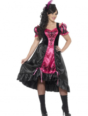 Sassy Saloon Wild West Kostuum Plus size