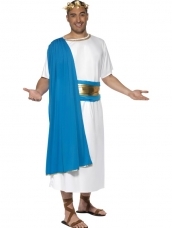 Roman Senator Kostuum Blauw